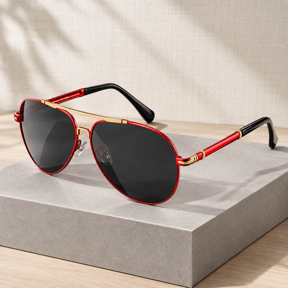 Bolzano Aviator Sunglasses - Red