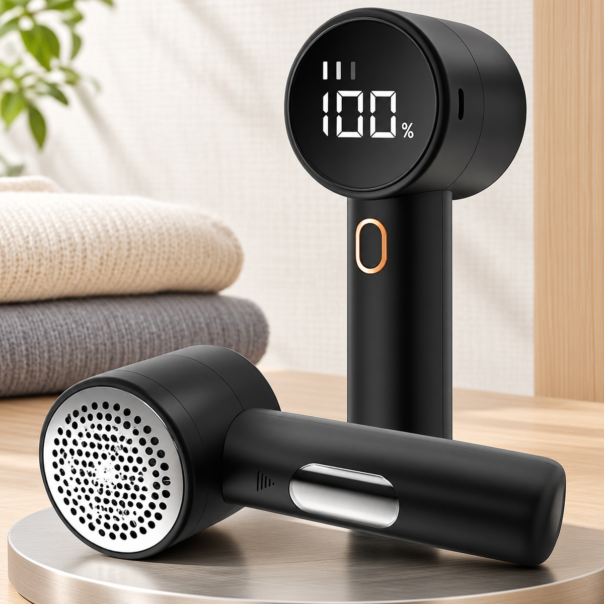 Silvermere Rechargeable Lint Remover - Black