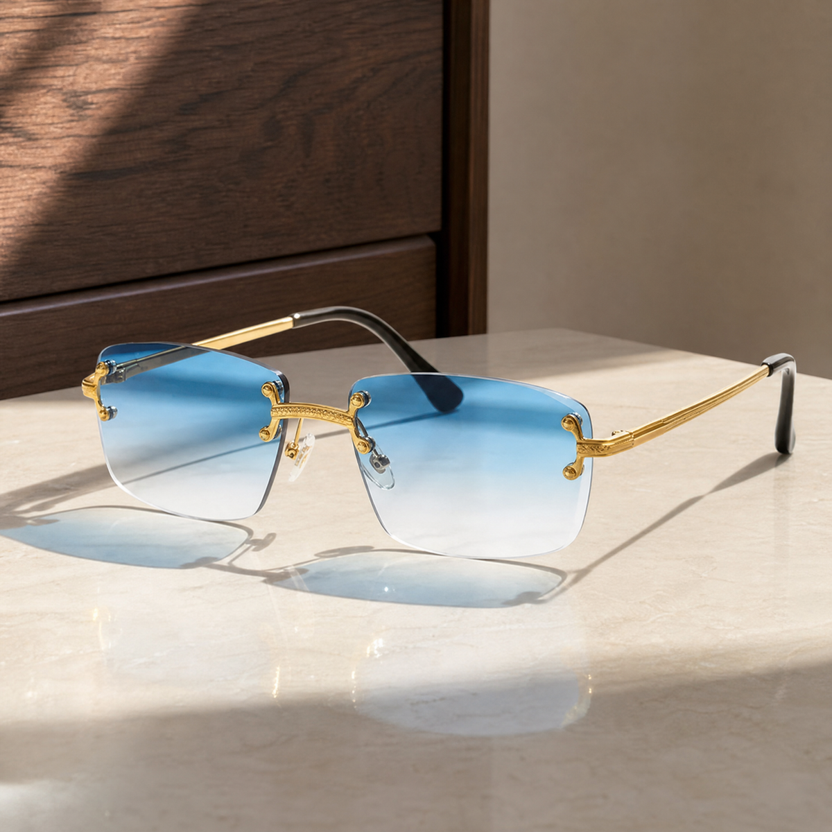 Cecconi Gradient Sunglasses - Blue