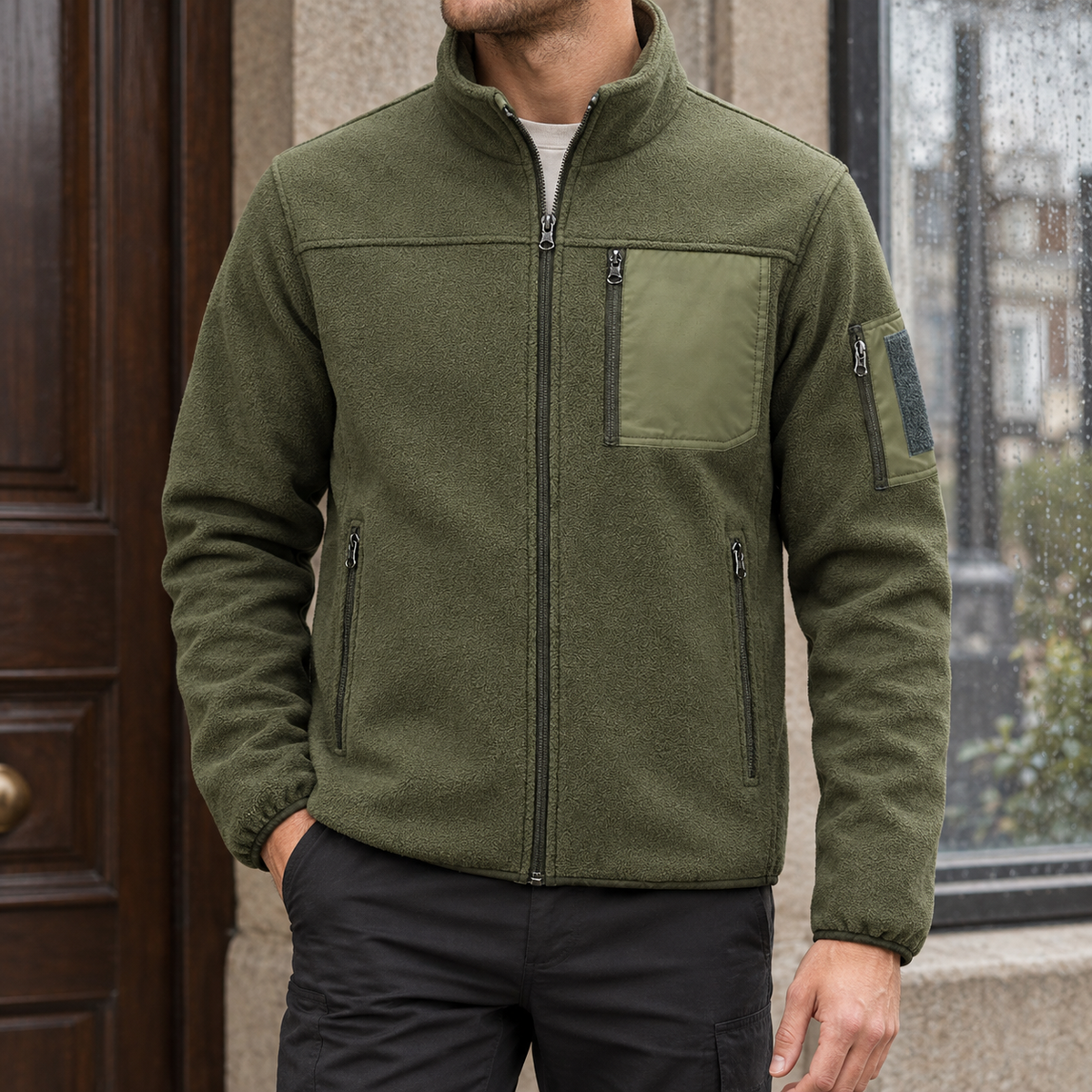 Celestin Utility Jacket - Army Green