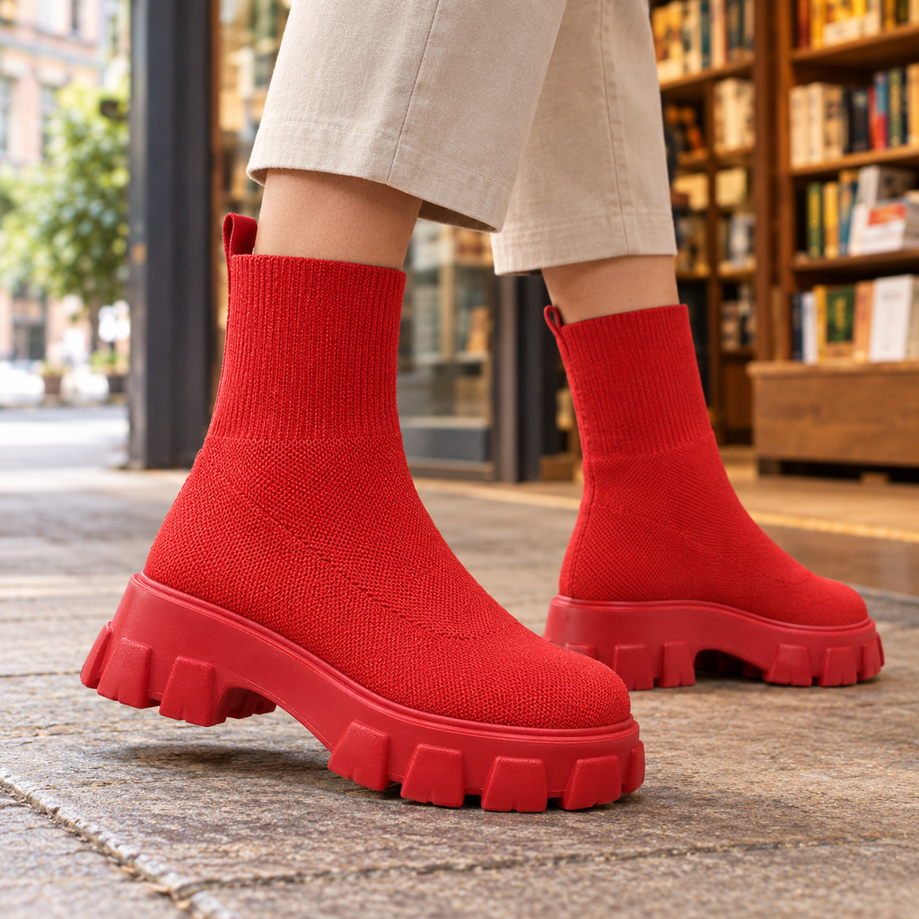 Pignatelli Chunky Boots - Red