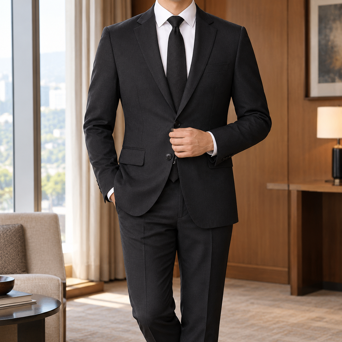 Holden Tailored Suit - Black