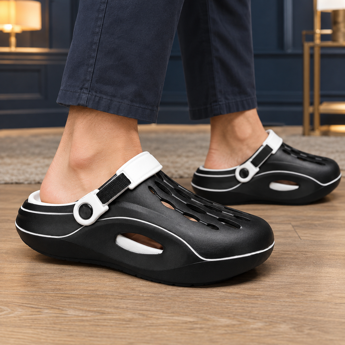 Fiorini Ventilated Clogs - Black