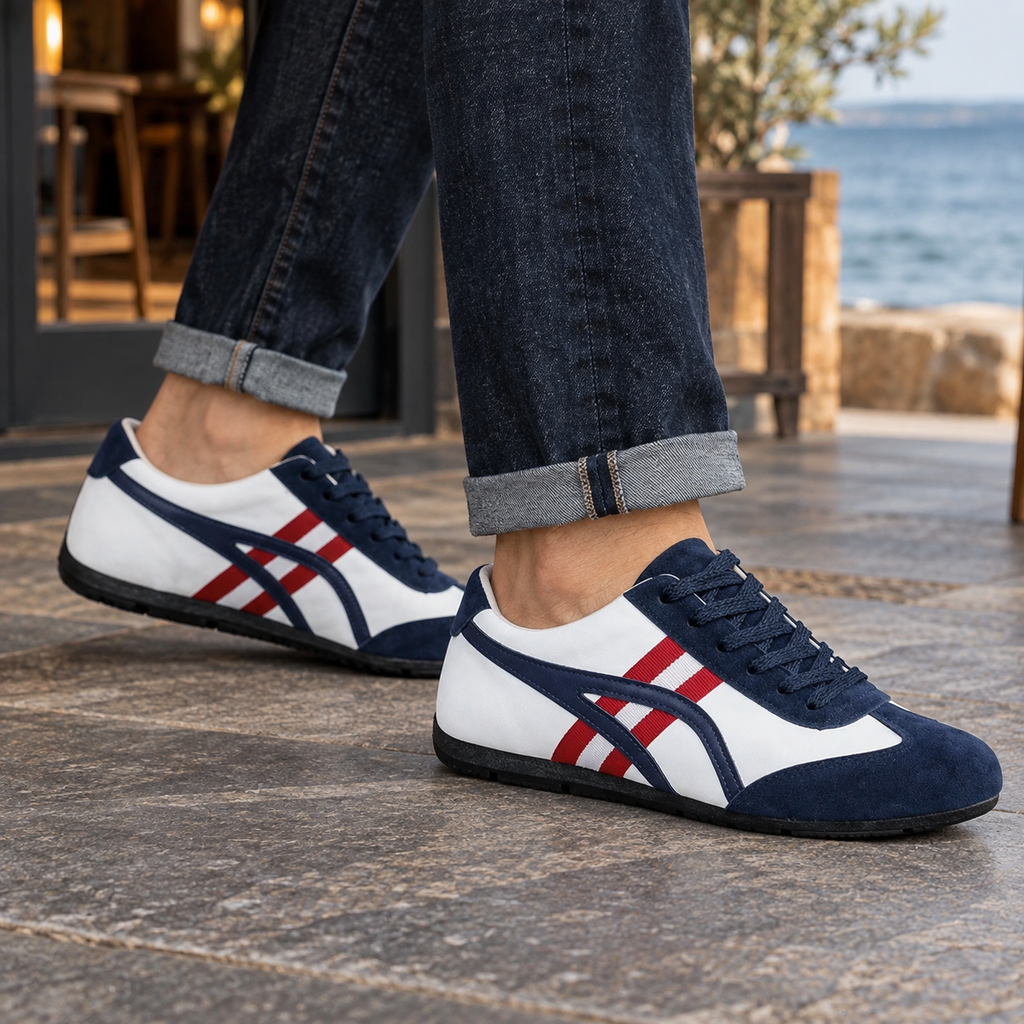 Ardenti Retro Sneakers - Navy