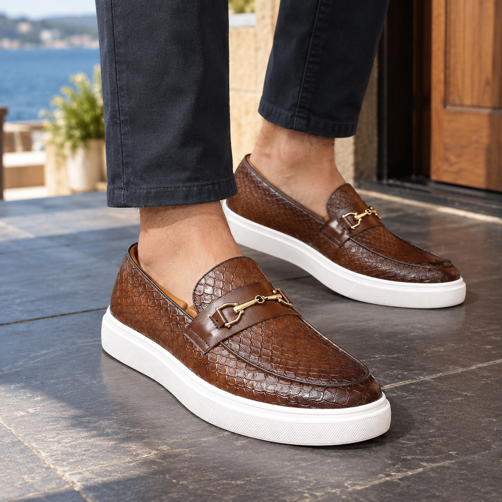 Tivoli Leather Loafers - Brown
