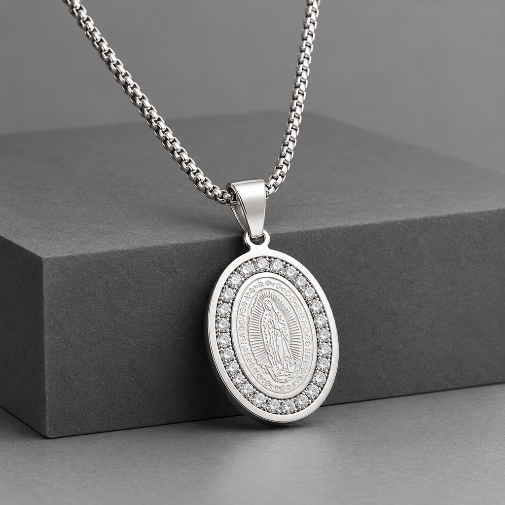 Beckford Guadalupe Pendant Necklace - Silver