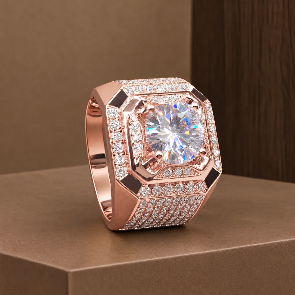 Wexford Crystal Ring - Rose Gold