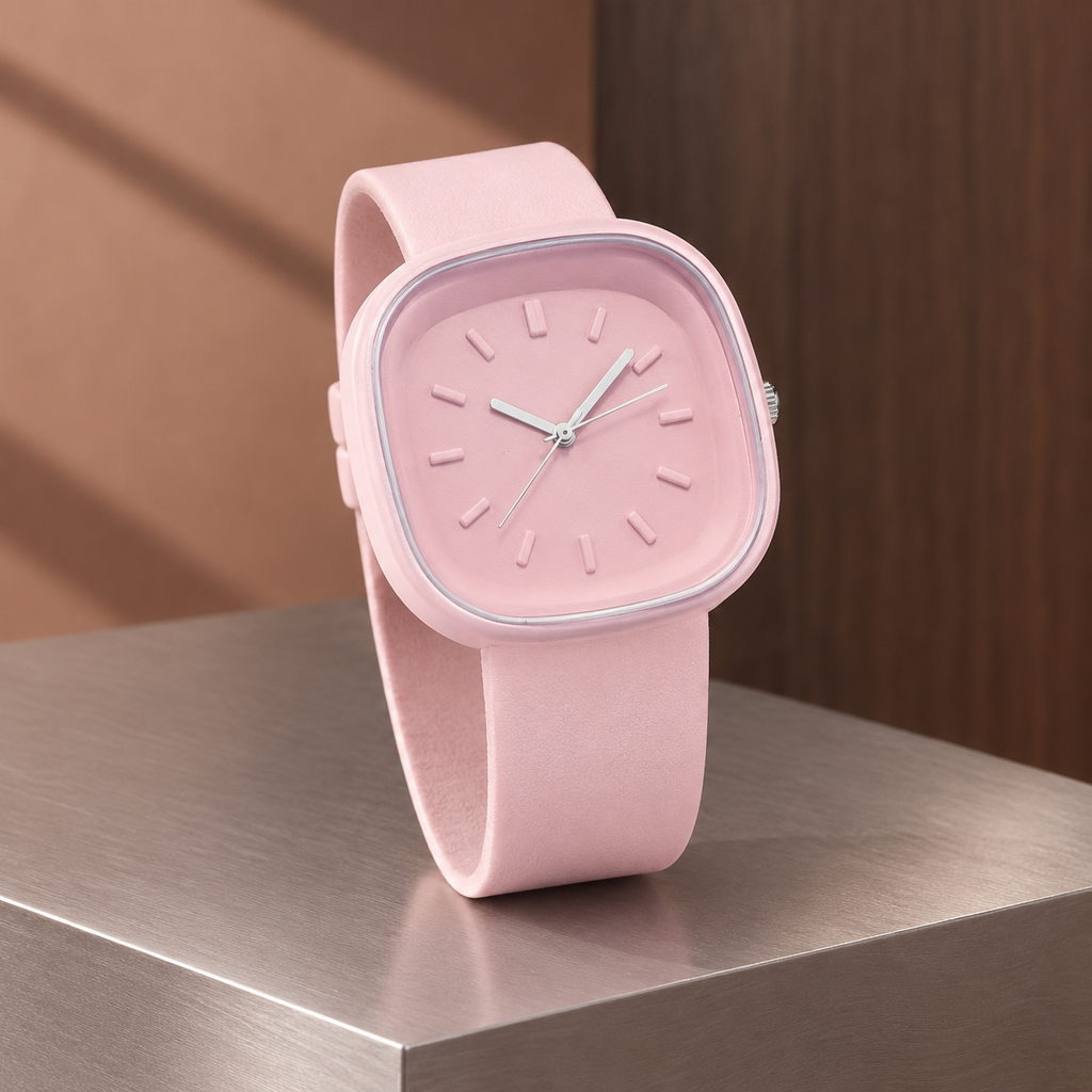 Mayfield Minimalist Watch - Pink