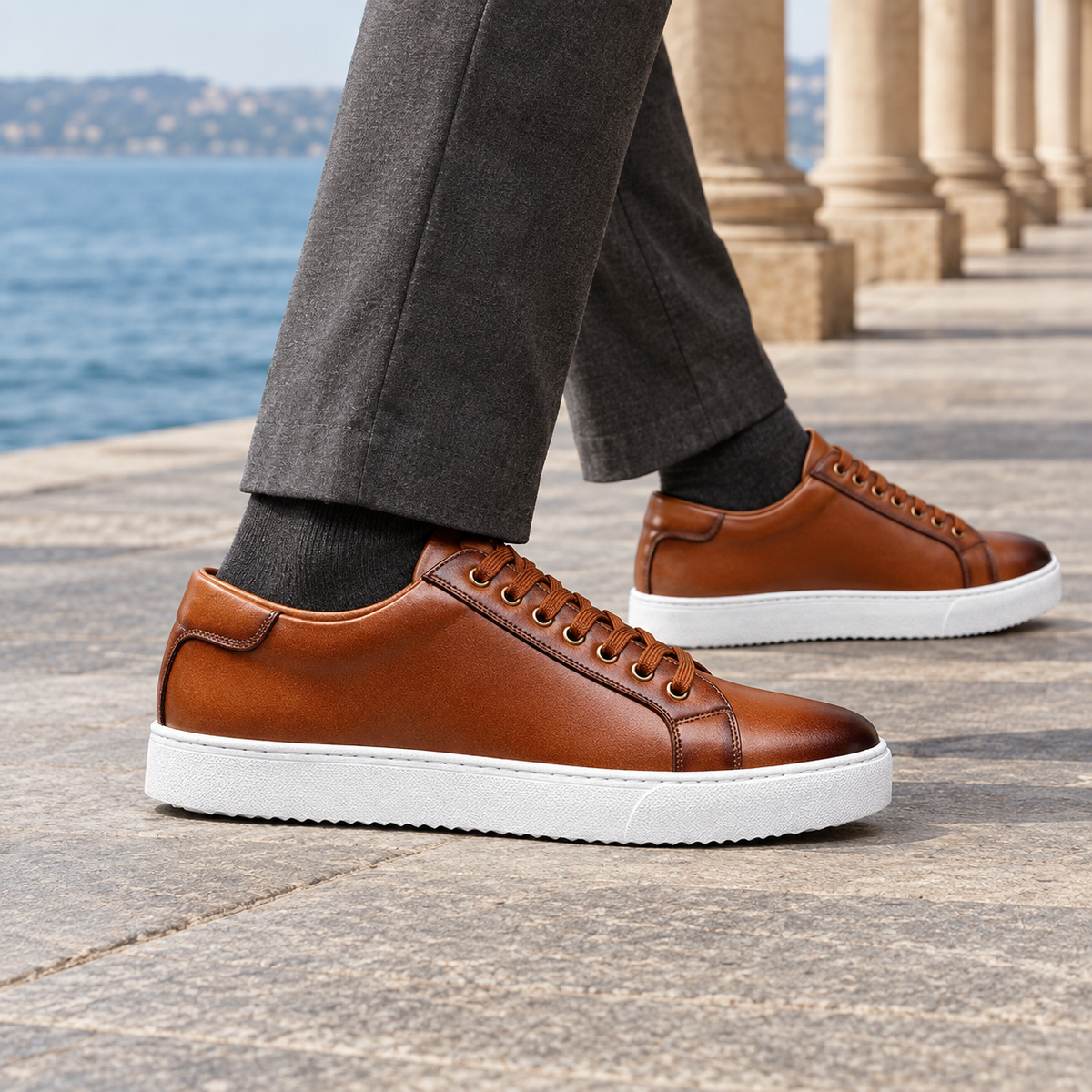 Gallarate Platform Sneakers - Brown