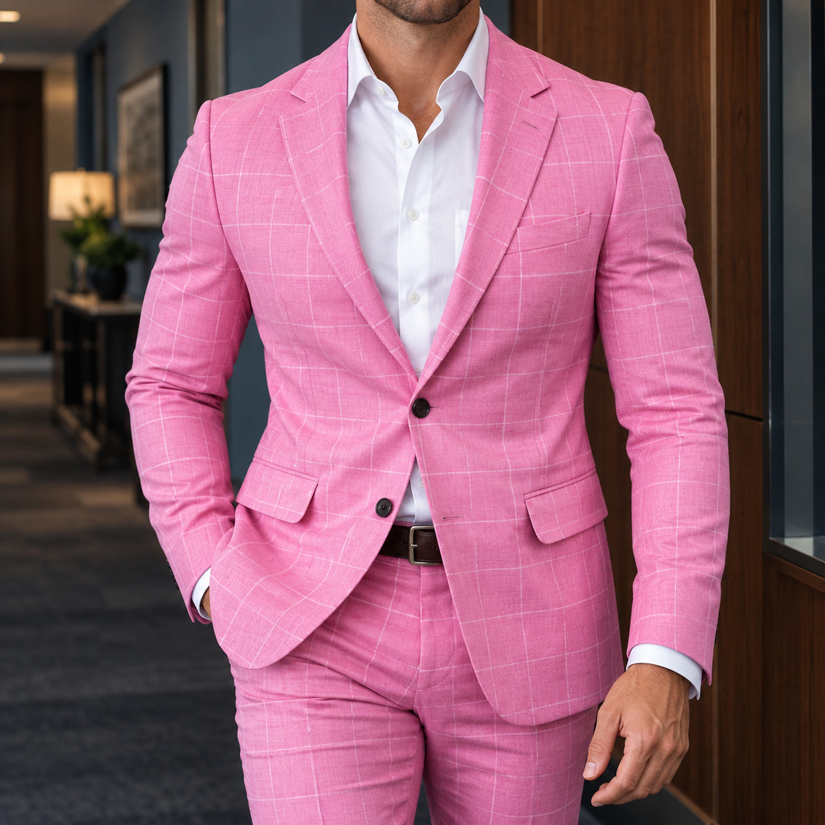 Sebastian Tailored Set - Fuchsia