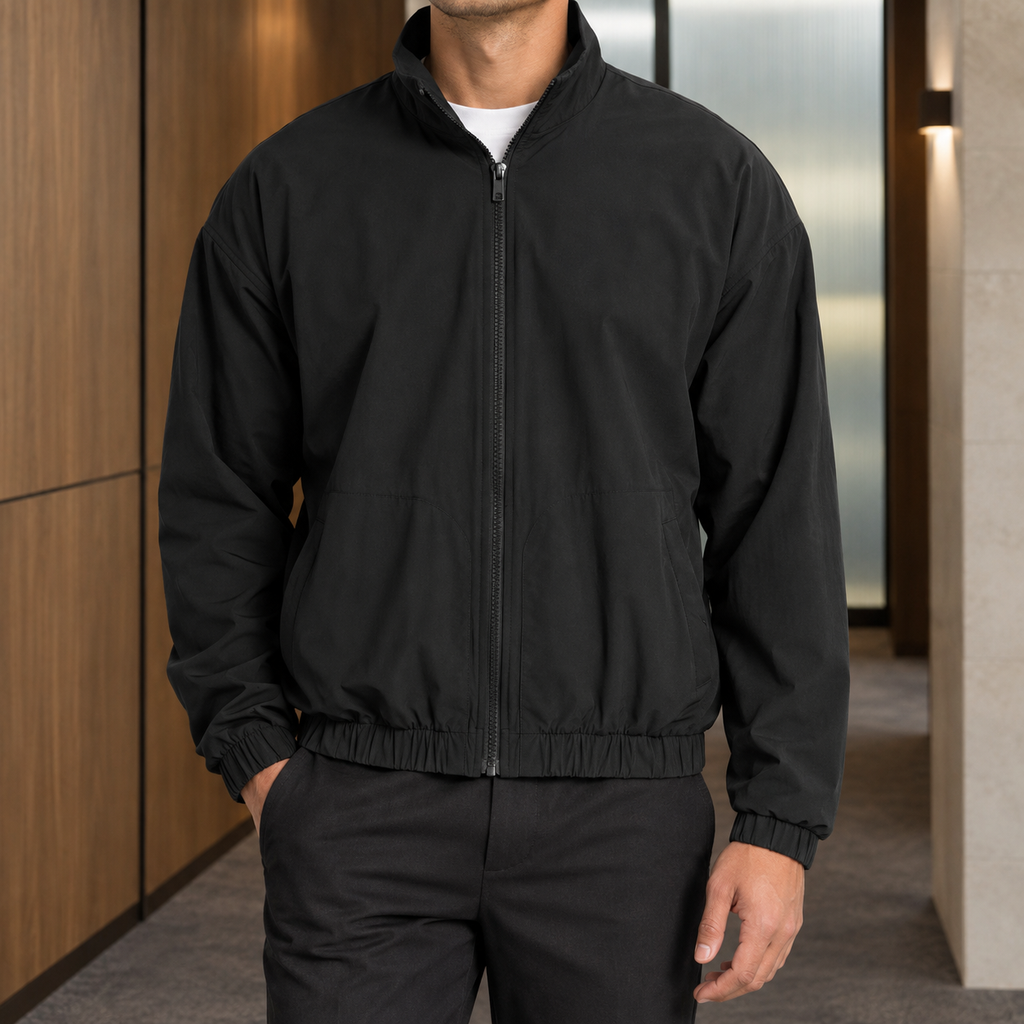 Dorian Zip Jacket - Black