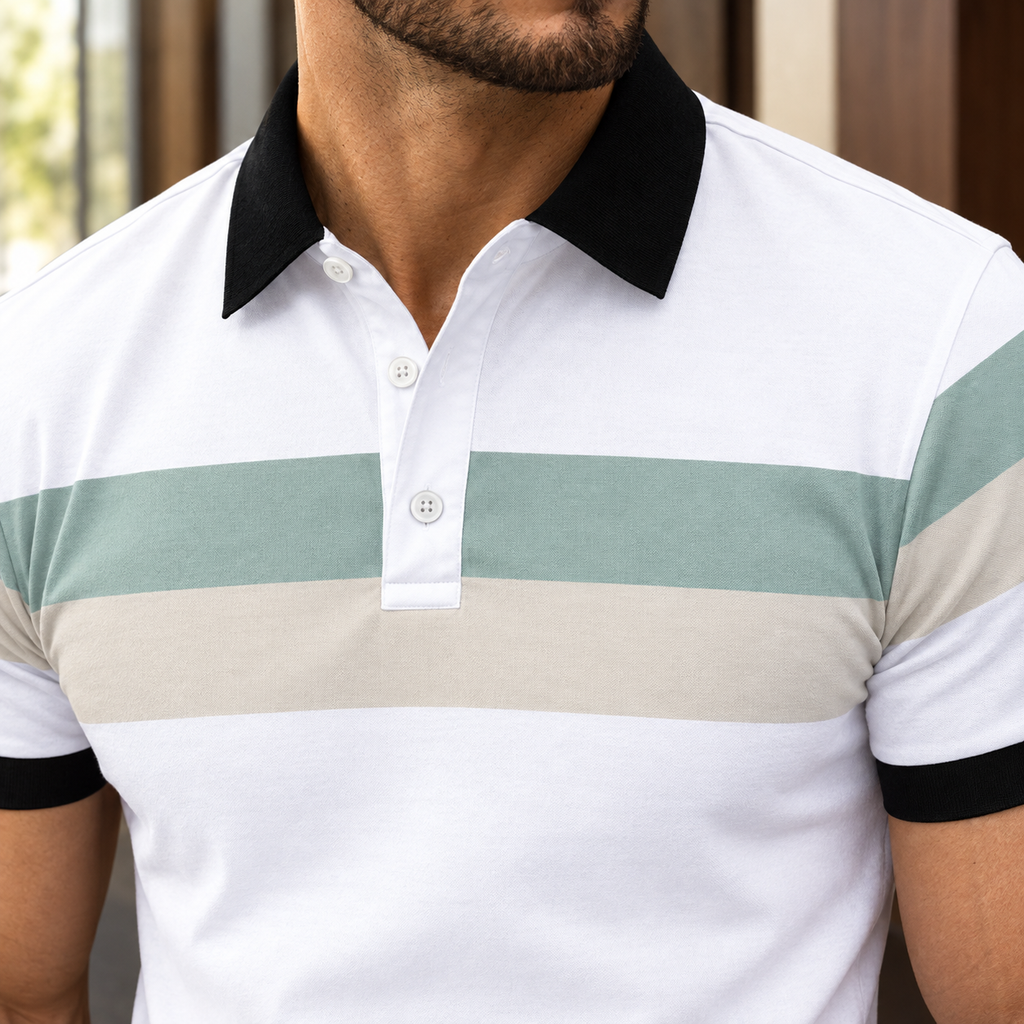Archie Color Block Polo - Lead Product Detail