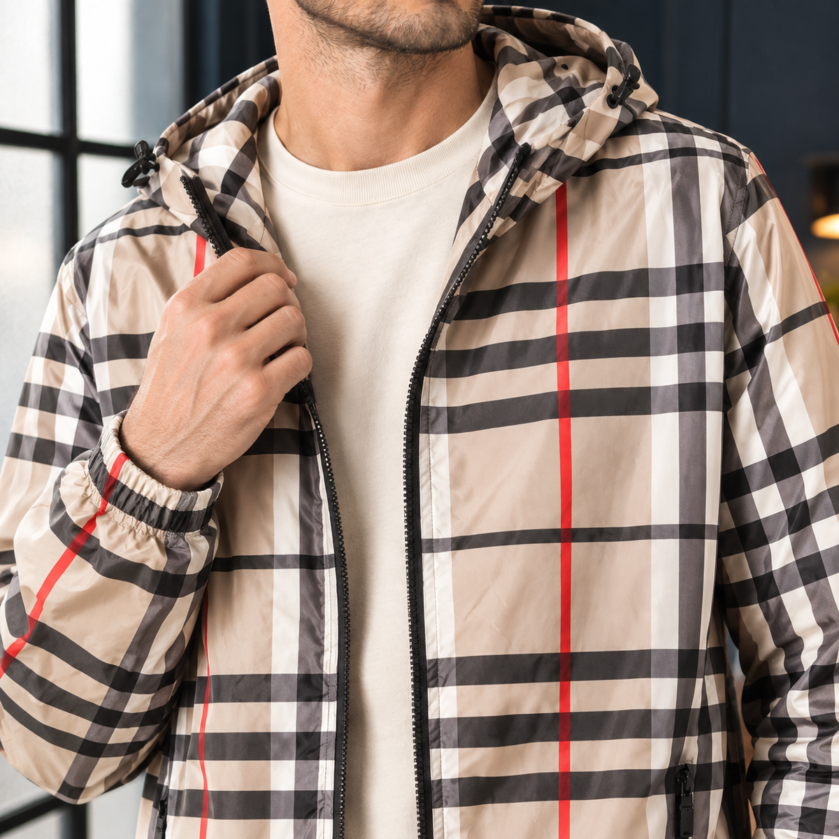 Wilder Plaid Jacket - Lead Product Detail