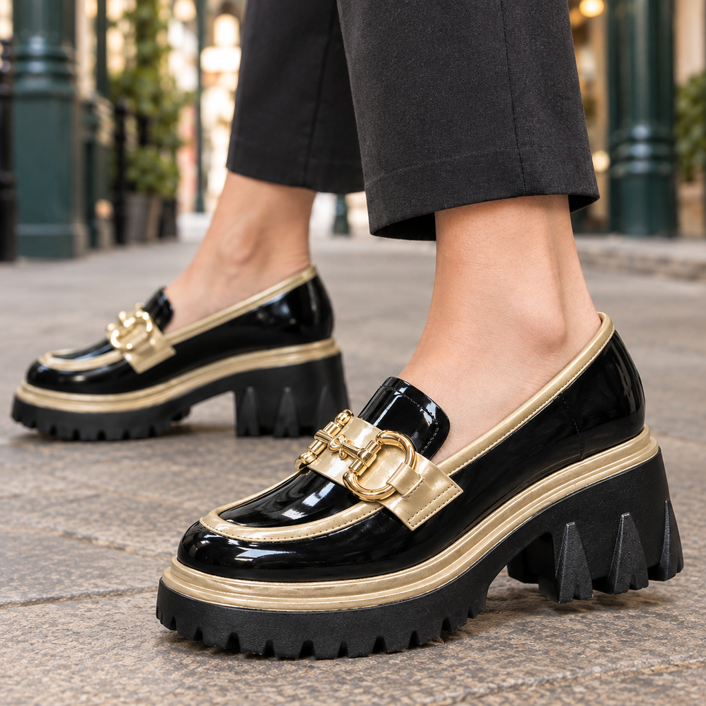 Gallardo Chunky Loafers - Lead Product Detail