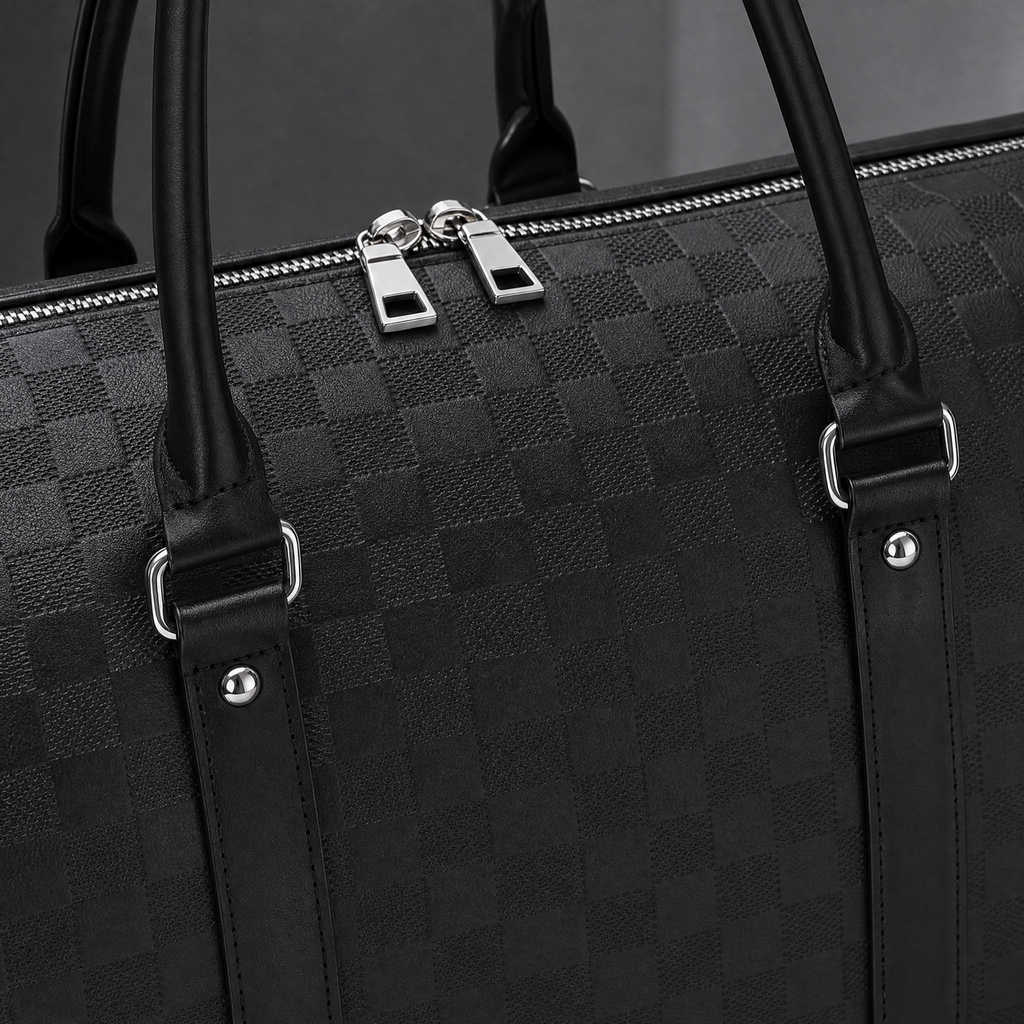 Lavagna Woven Weekender Bag - Lead Product Detail