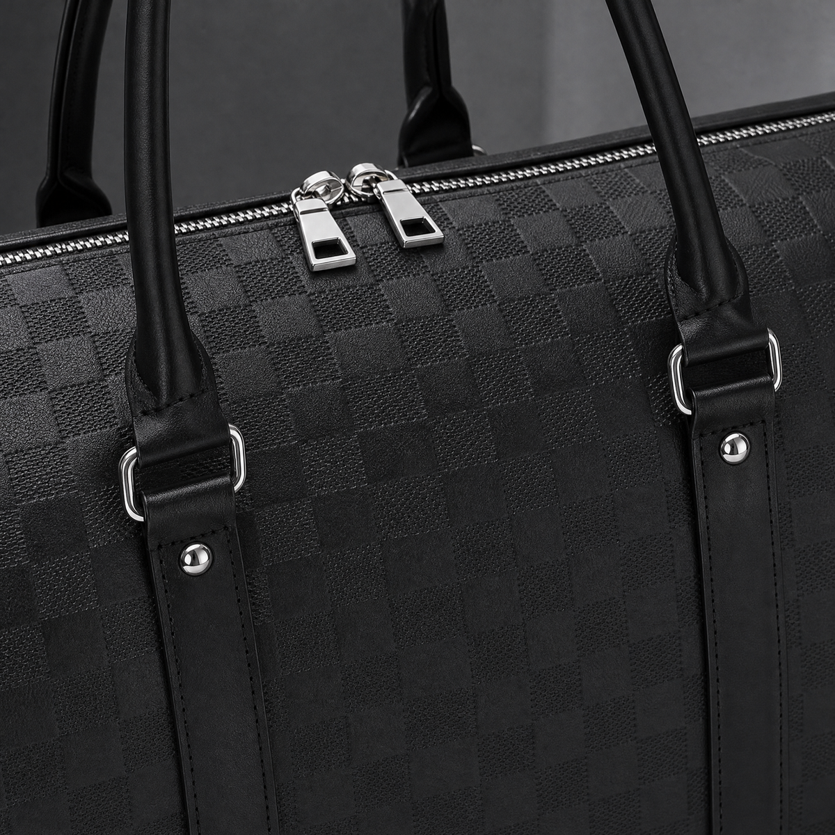 Lavagna Woven Weekender Bag - Lead Product Detail