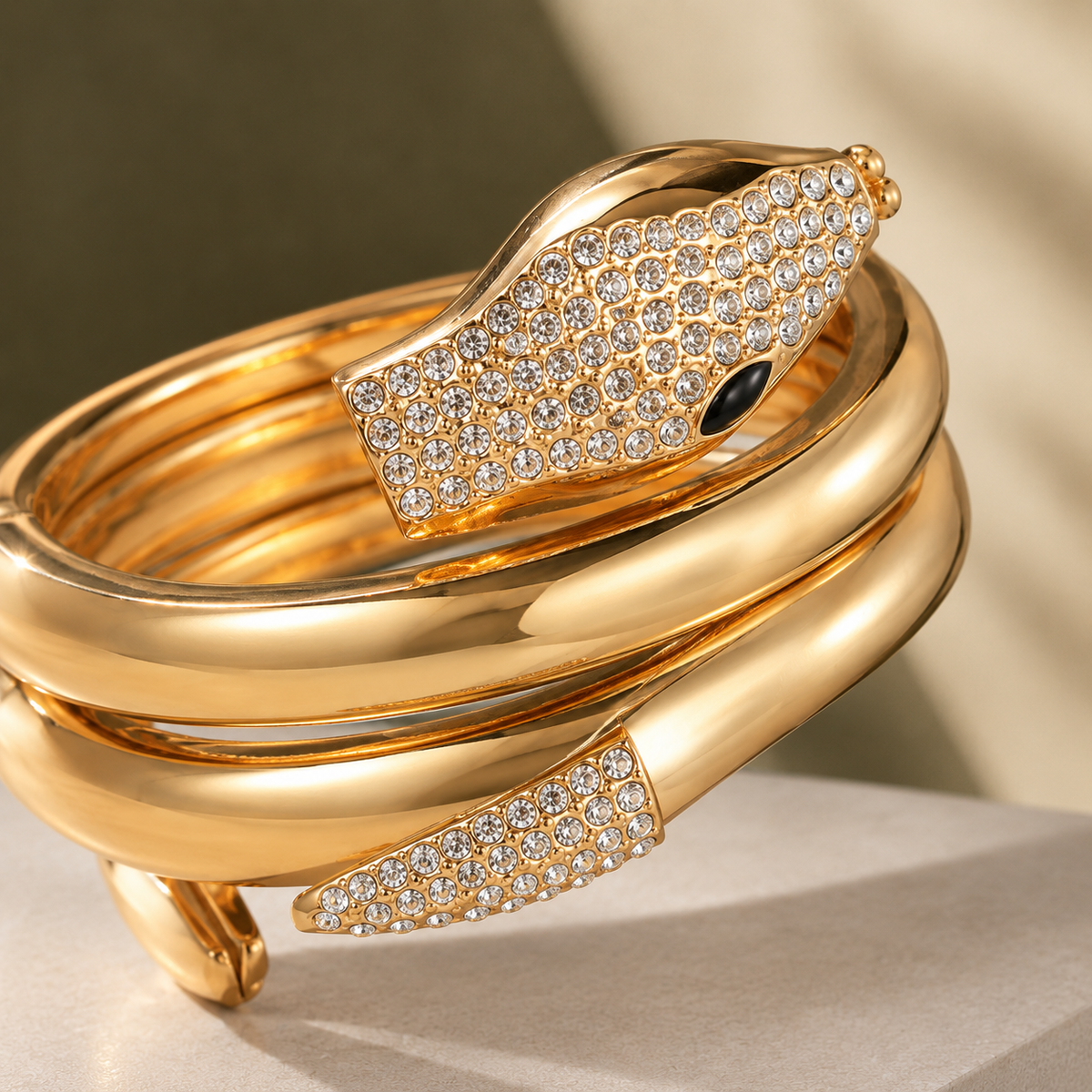 Corbin Crystal Snake Bracelet - Lead Product Detail