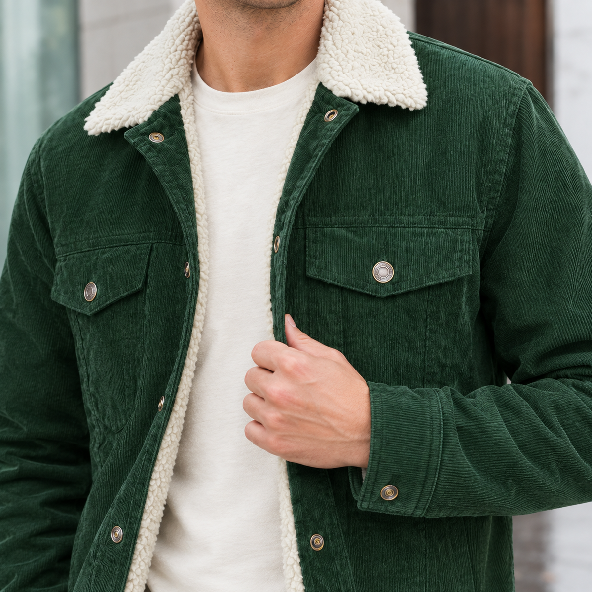 Hudson Corduroy Jacket - Lead Product Detail