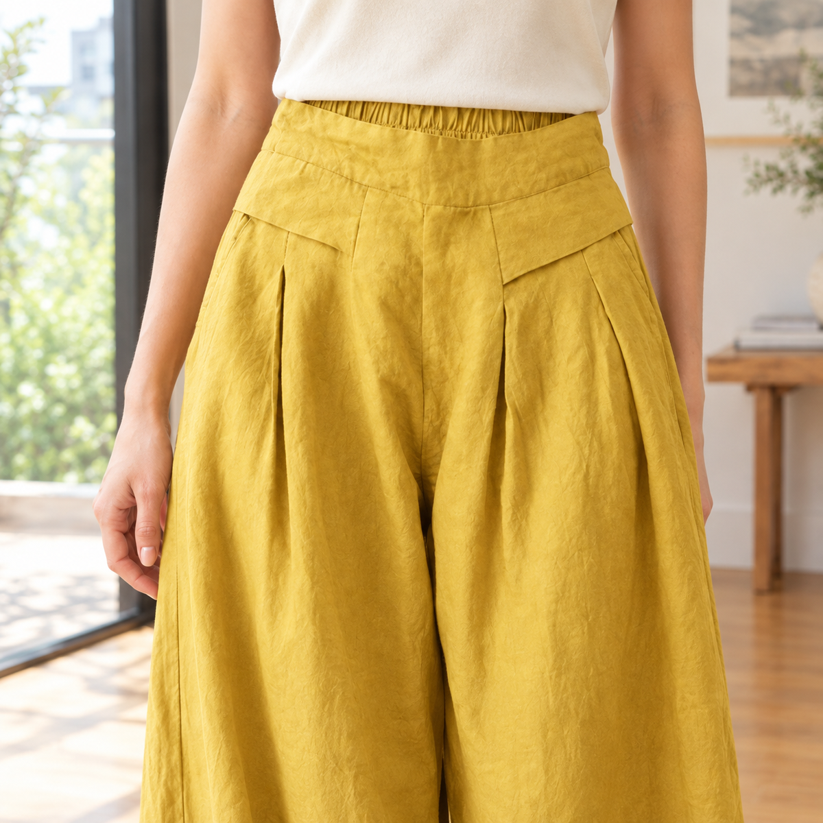 Lisandra Wide Leg Pants - Lead Product Detail