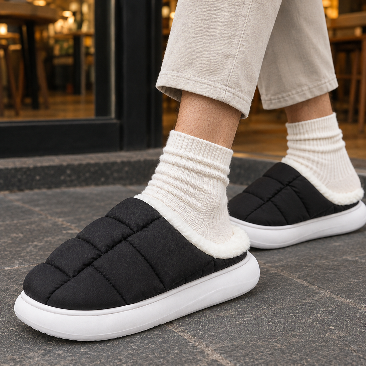 Dalmasso Quilted Slippers - Lead Product Detail