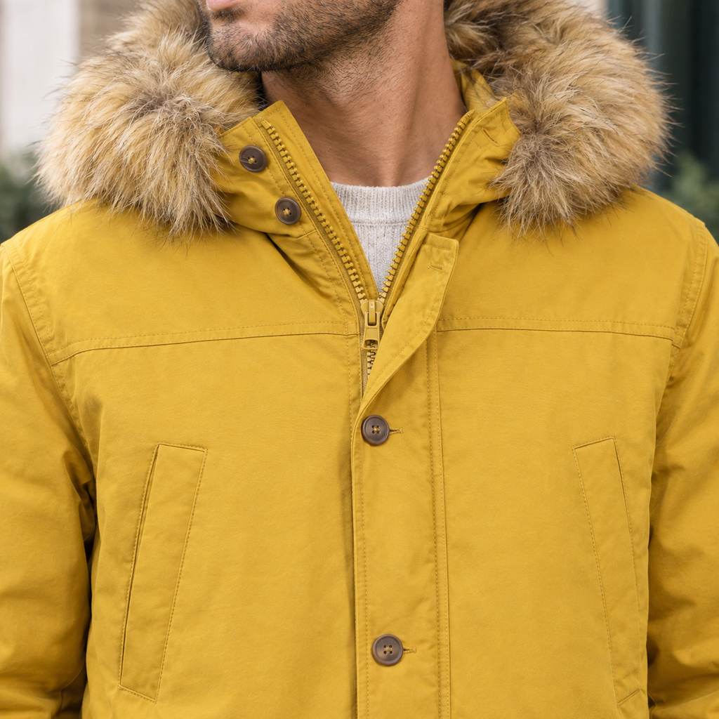 Austin Hooded Overcoat - Lead Product Detail