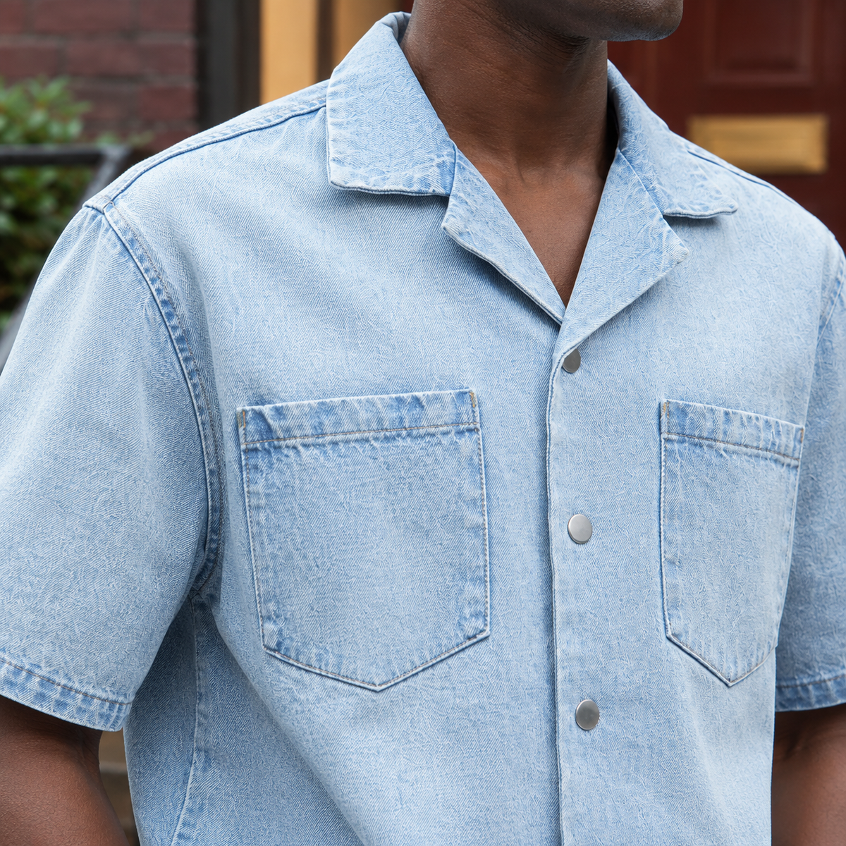 Ambrose Denim Shirt - Lead Product Detail