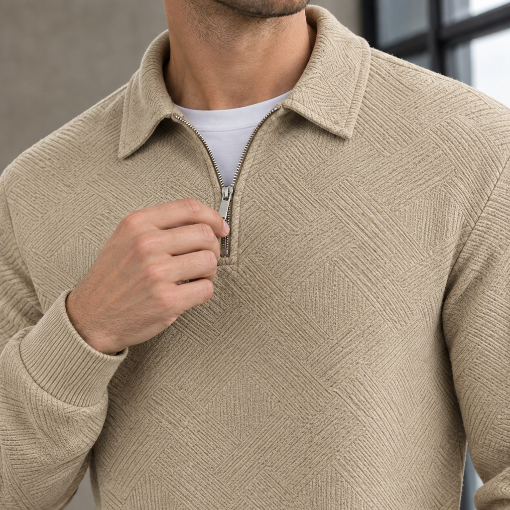 Valentin Quarter Zip Sweater - Lead Product Detail