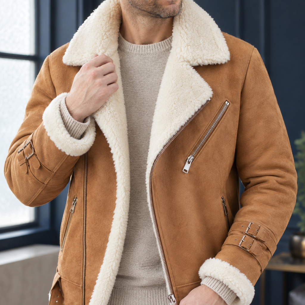 Cameron Aviator Jacket - Lead Product Detail