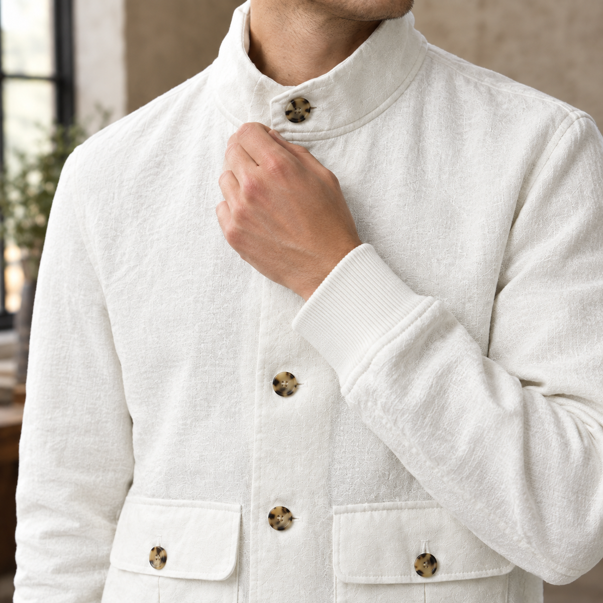 Fulbert Utility Jacket - Lead Product Detail