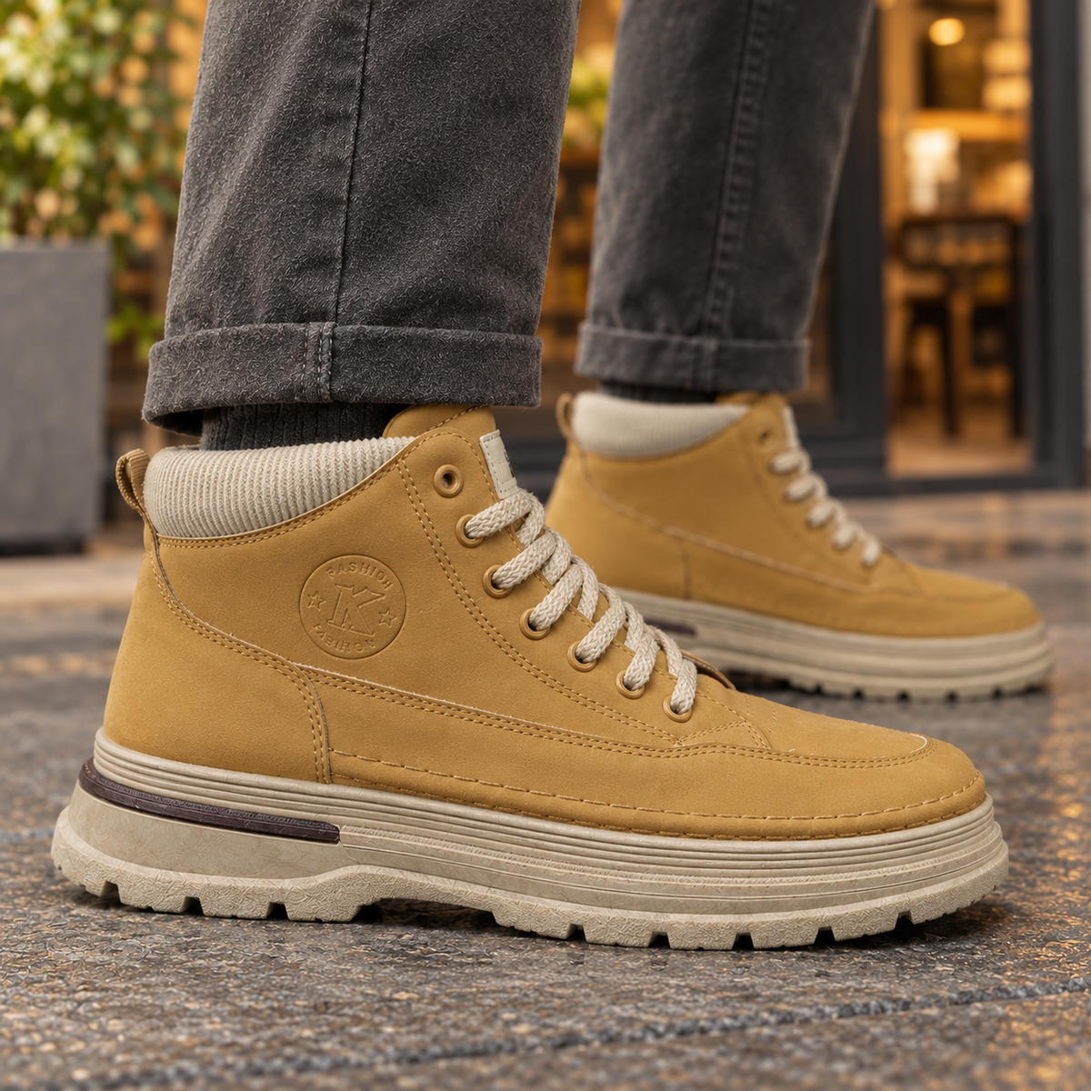 Grimaldi Platform Boots - Lead Product Detail