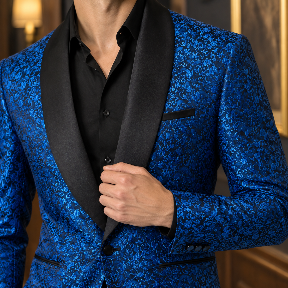 Tristan Jacquard Blazer - Lead Product Detail