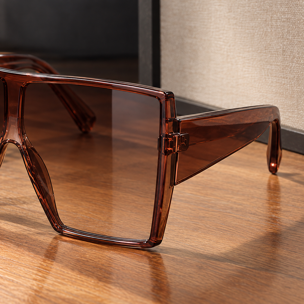 Poggio Oversized Sunglasses - Lead Product Detail