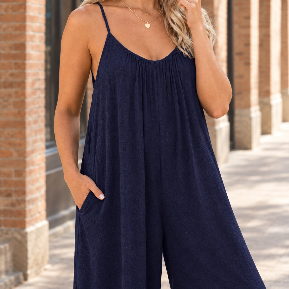 April Relaxed Jumpsuit - Lead Product Detail