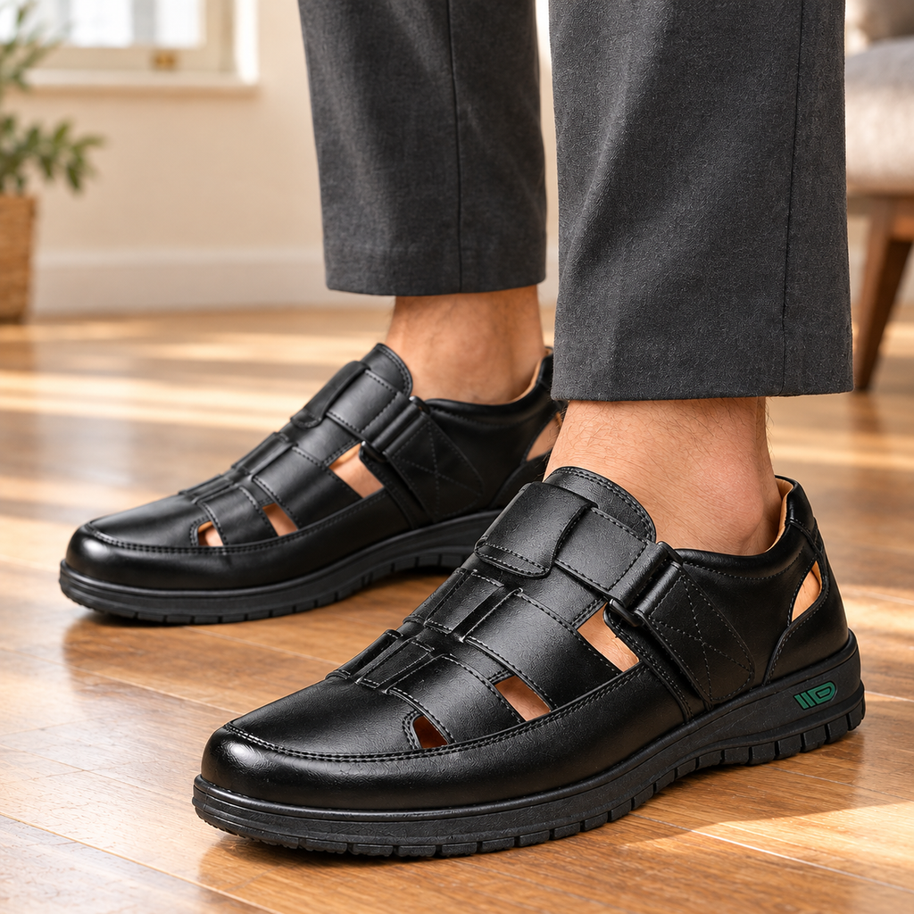 Montero Fisherman Sandals - Lead Product Detail
