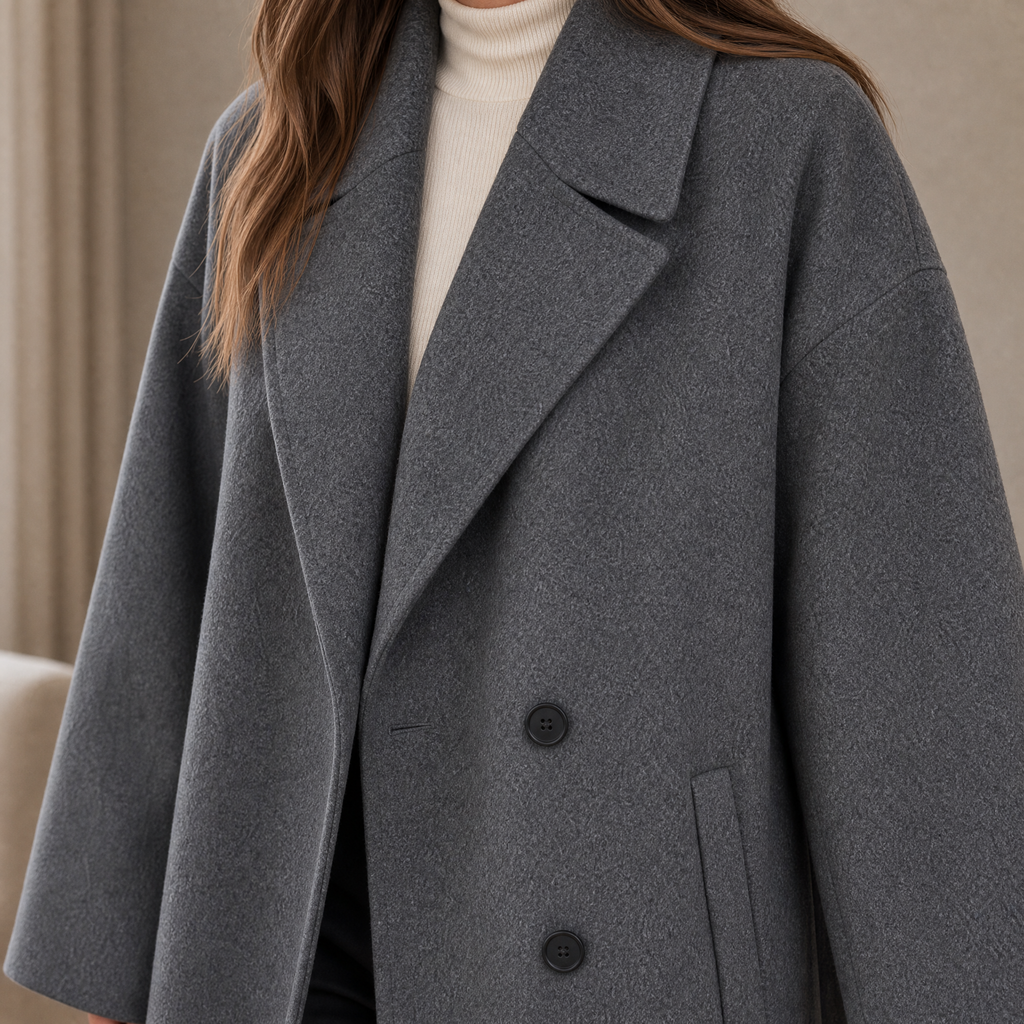 Yara Double-Breasted Overcoat - Lead Product Detail