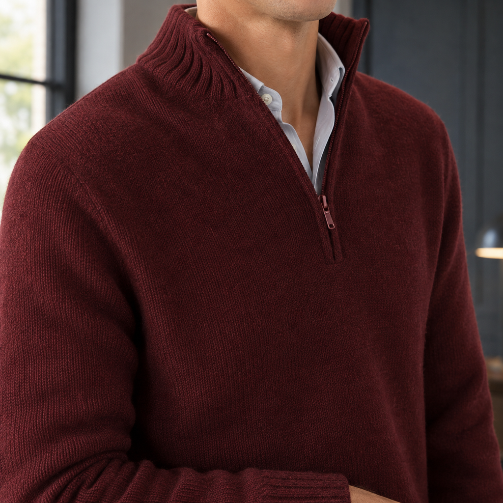 Matteo Cashmere Sweater - Lead Product Detail