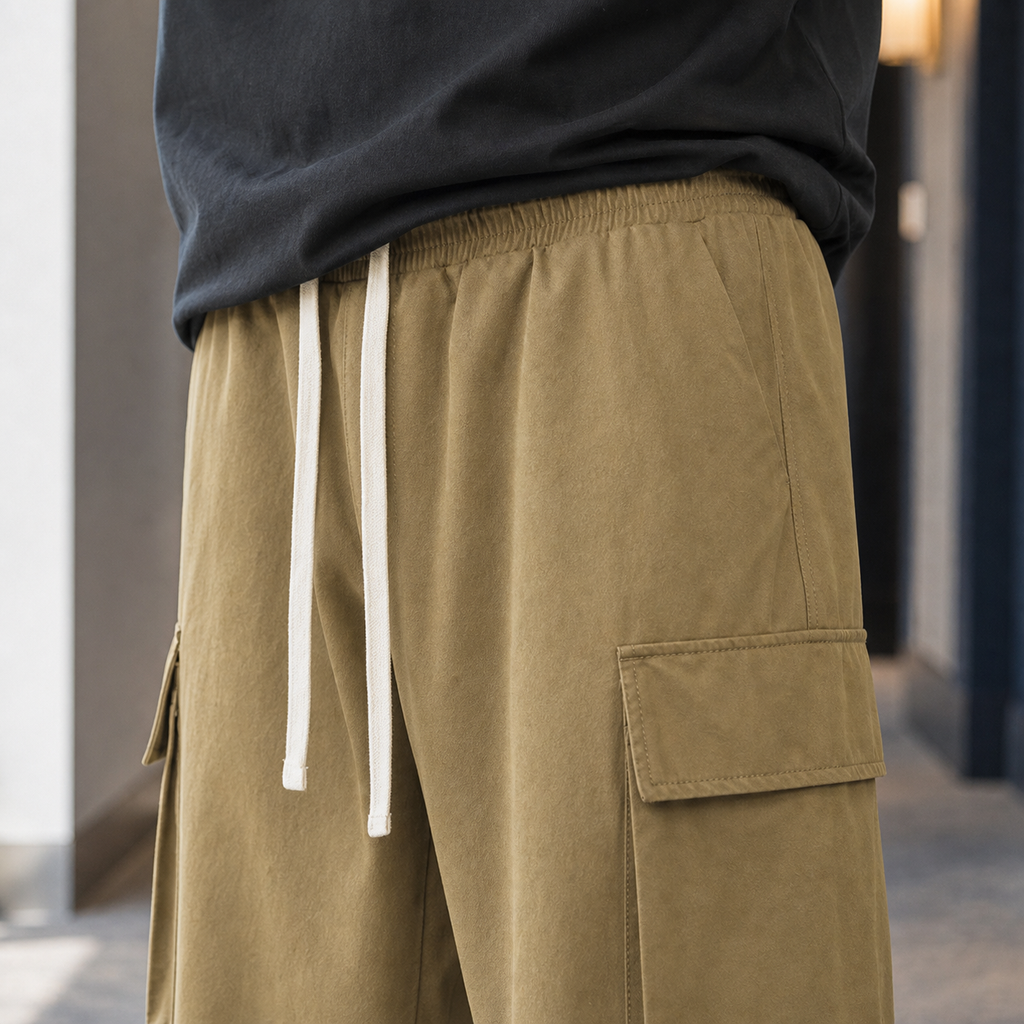 Everard Relaxed Cargo Pants - Lead Product Detail
