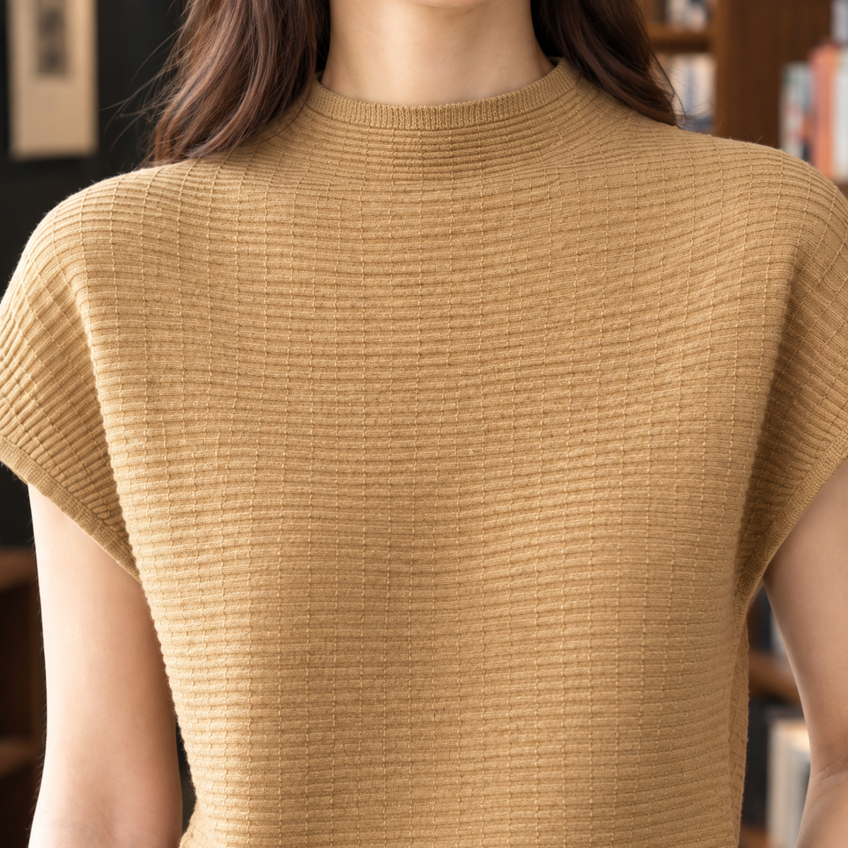 Lena Textured Knit Top - Lead Product Detail