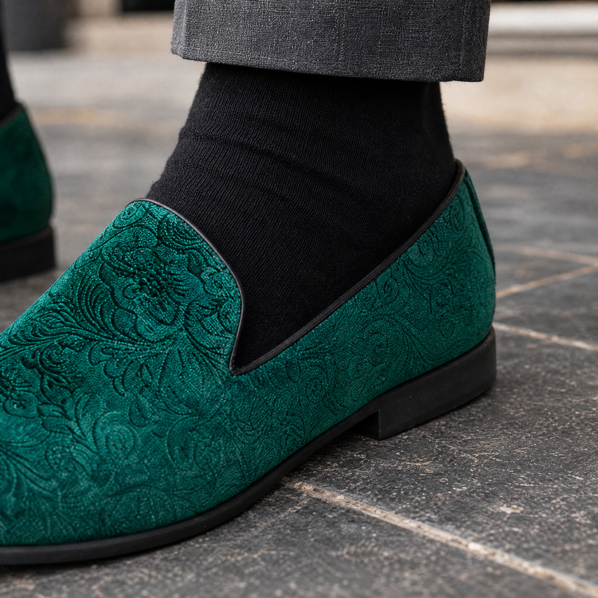 Palladio Suede Loafers - Lead Product Detail