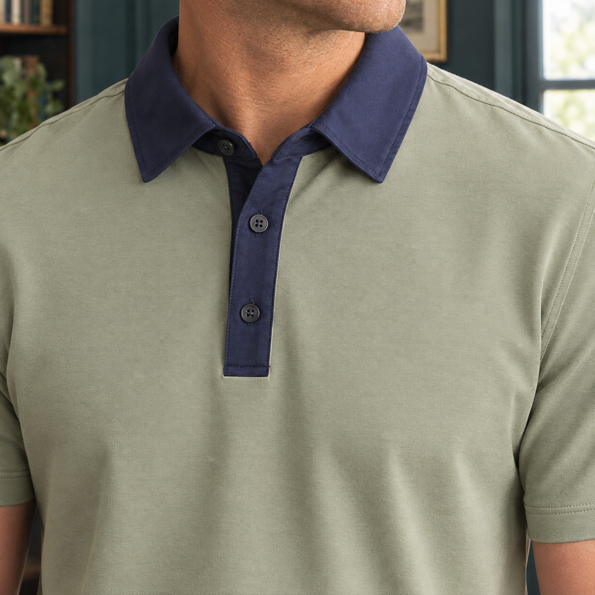Maximus Contrast Polo - Lead Product Detail