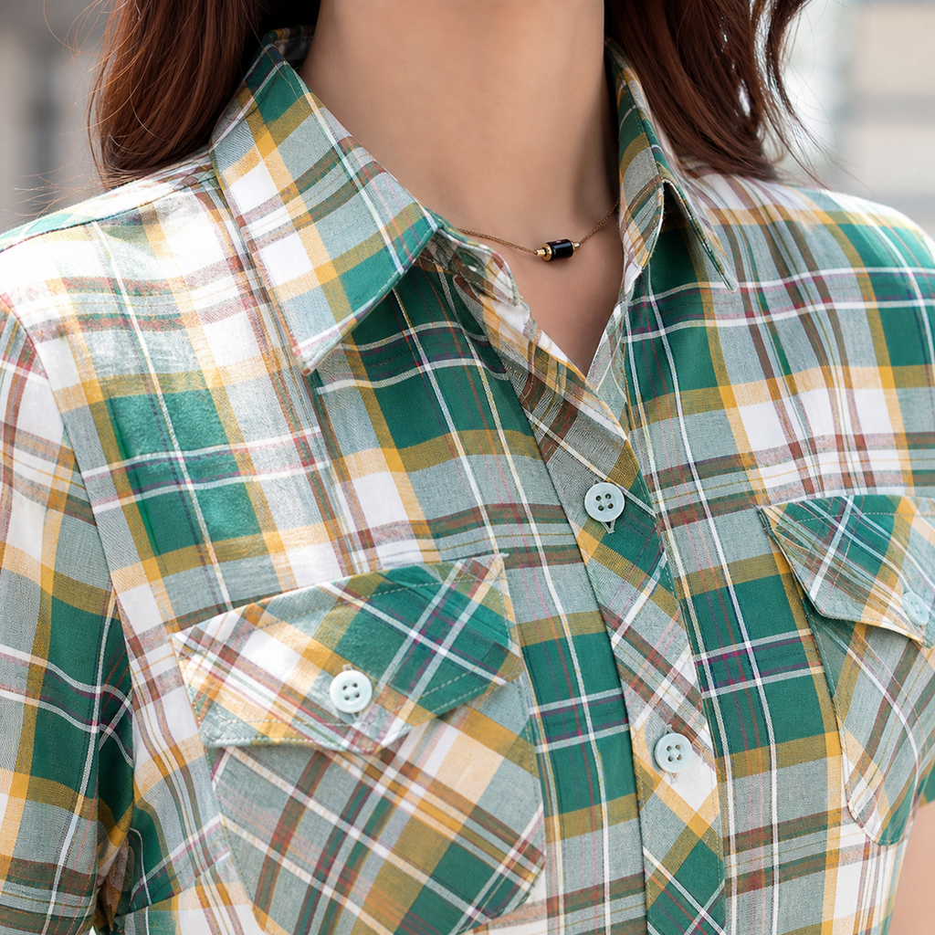 Emery Plaid Shirt - Lead Product Detail