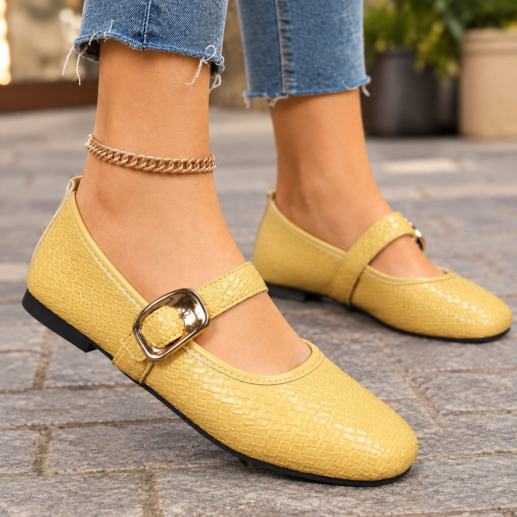 Lecco Woven Mary Janes - Lead Product Detail