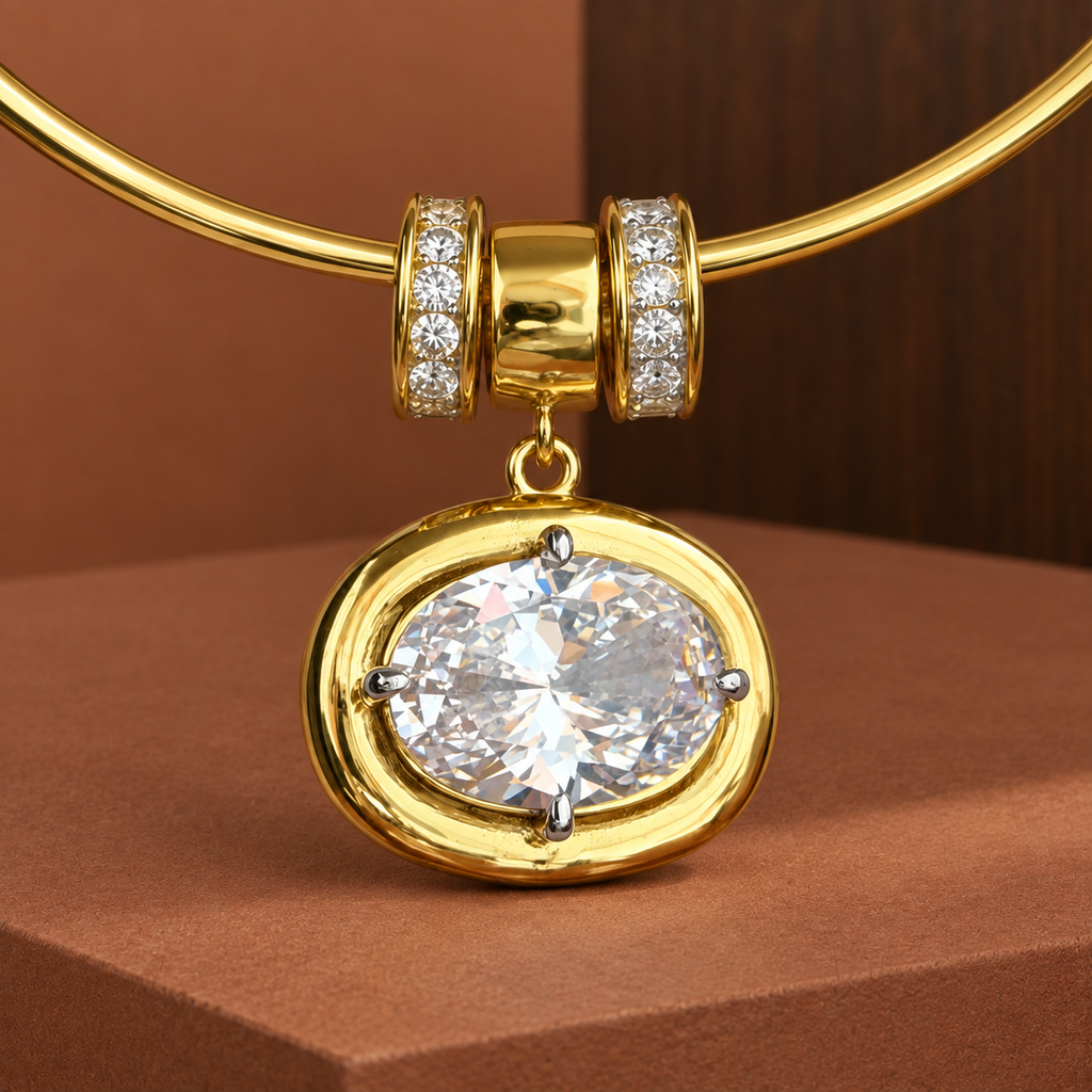 Negroni Oval Birthstone Pendant - Lead Product Detail