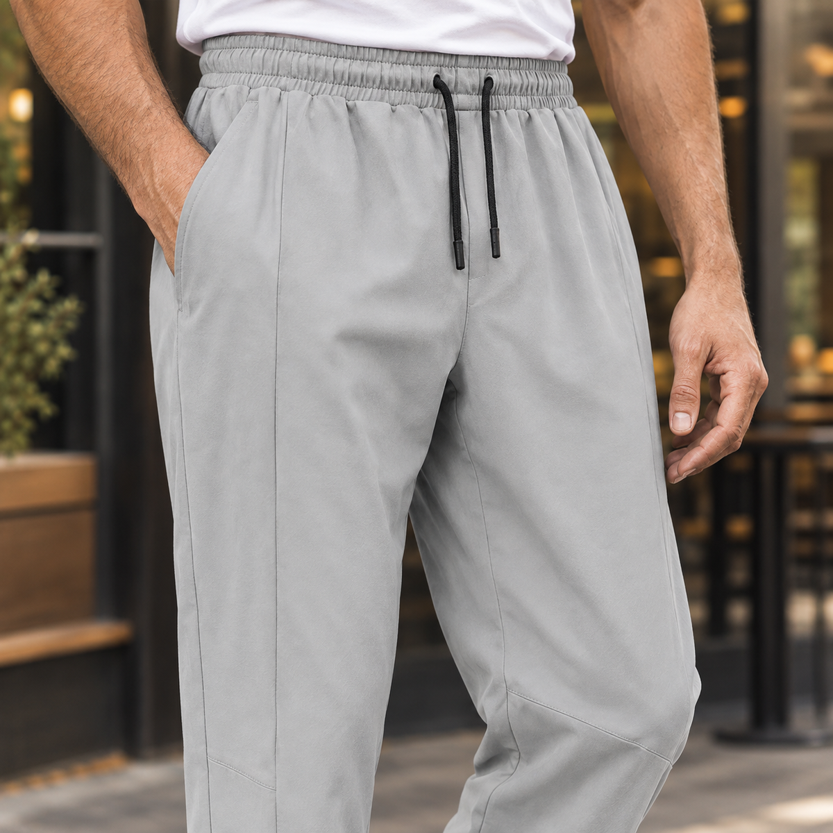 Ilario Relaxed Pants - Lead Product Detail