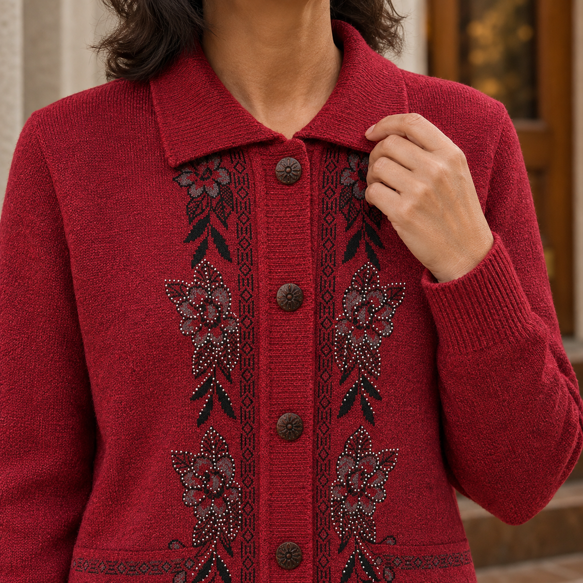 Elena Floral Cardigan - Lead Product Detail