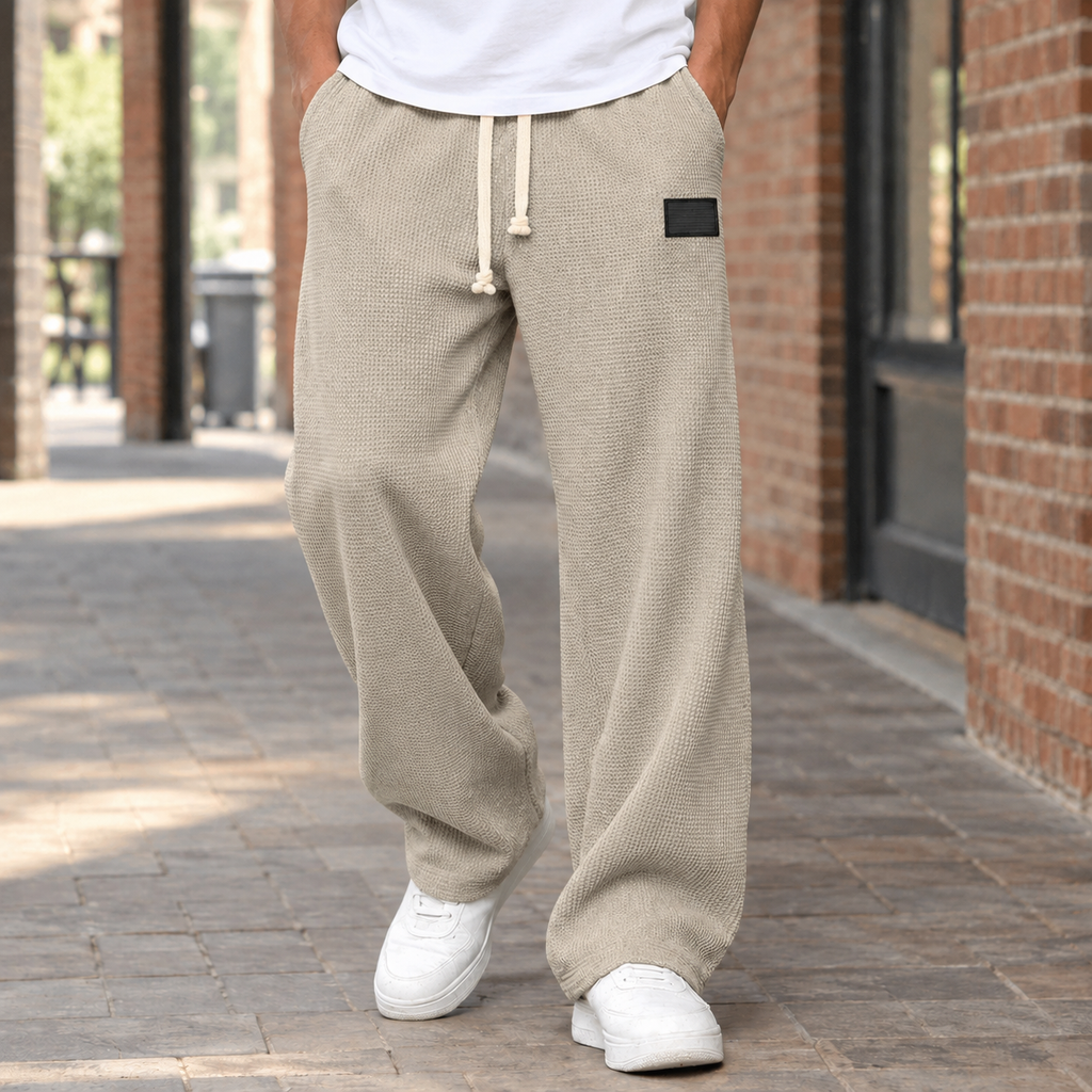 Reece Wide Leg Pants - Light Khaki 2