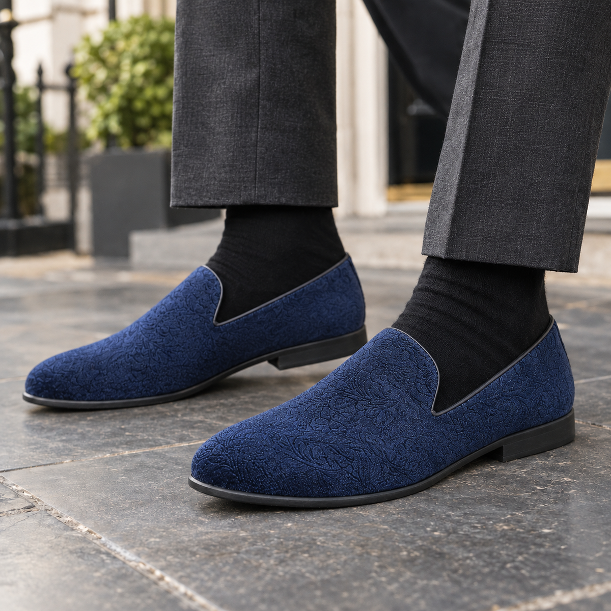 Palladio Suede Loafers - Blue