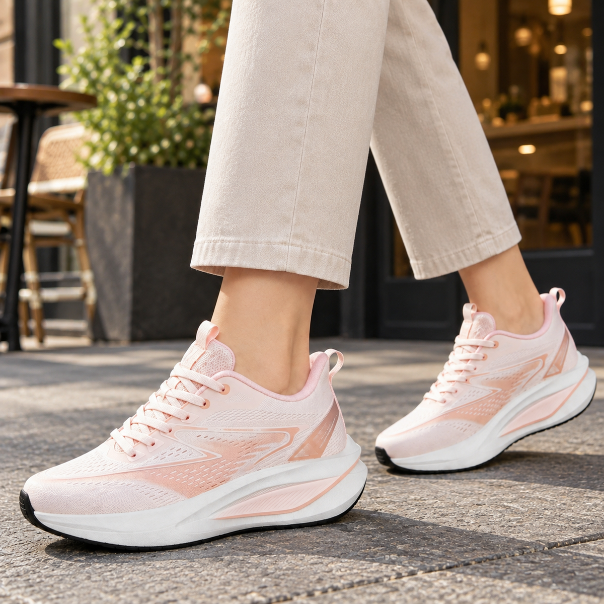 Sorrento Platform Sneakers - Scale in Room