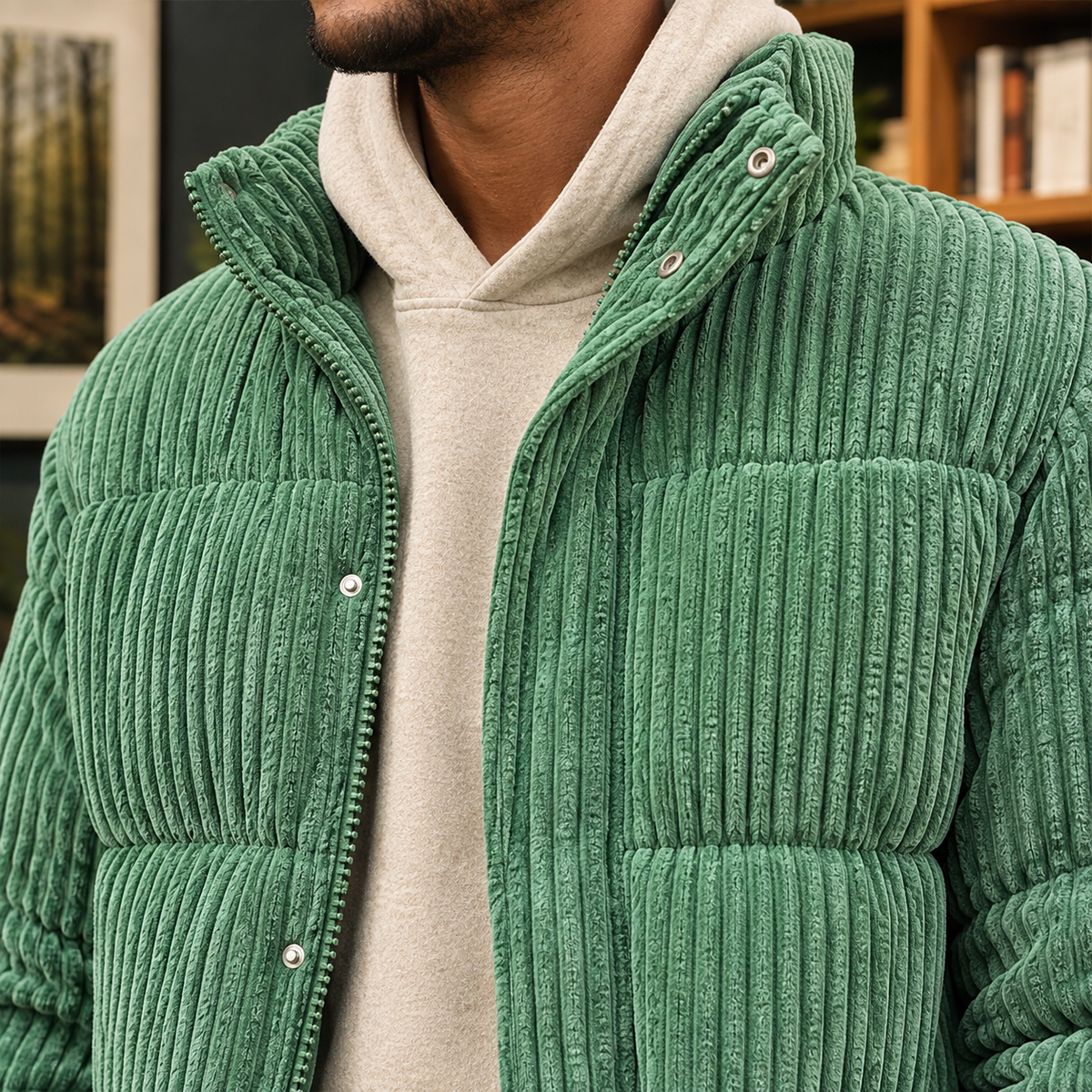 Marco Corduroy Jacket - Scale in Room