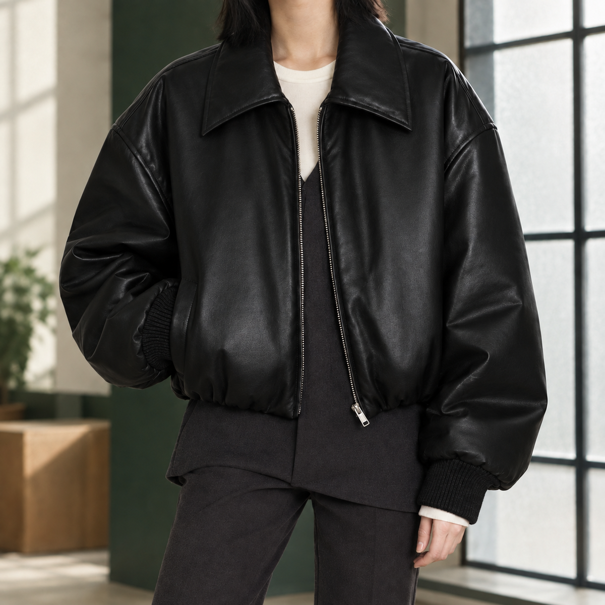 Jacinta Bomber Jacket - Black